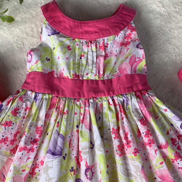 Jillian’s Closet 2T Pink White Floral Dress EUC - Picture 3 of 16